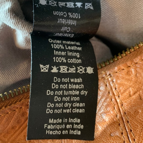 Day & Mood (Anthropologie) 'Carla' embossed leather crossbody bag/purse - Picture 8 of 8